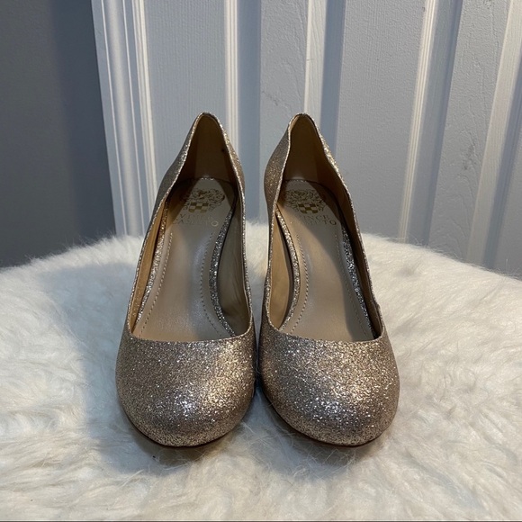 Vince Camuto Glitter Heels - Picture 2 of 5